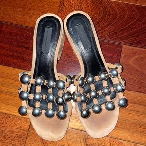 Alexander wang dome sandals size 36